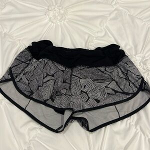 Low Waisted Patterned Lululemon Shorts